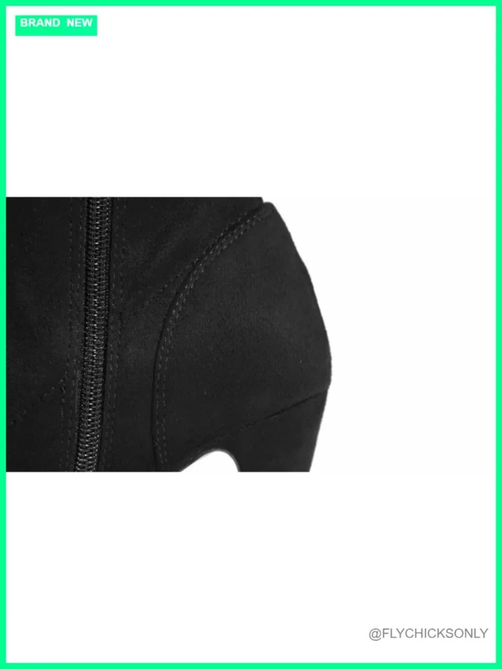 Women's Over the Knee High Heel Boots Faux Leather Pointed Toe